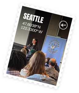 The audience at the Seattle ATProto conference